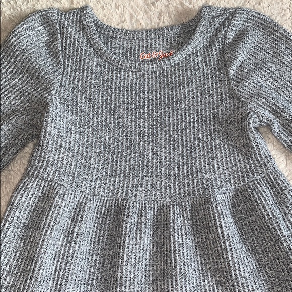 Cat & Jack Gray Sweater Dress 3T EUC - Picture 2 of 10